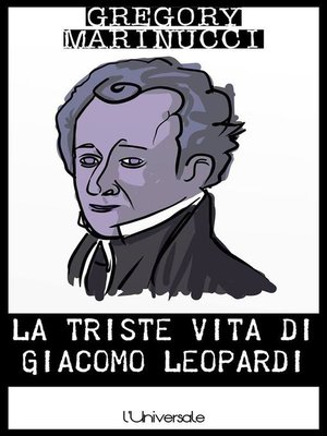 cover image of La triste vita di Giacomo Leopardi